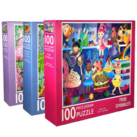 Meh 3 Pack 100 Or 300 Piece Puzzles For Kids