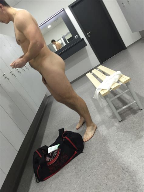 Spy Cam Dude Bare Naked In The Locker Room