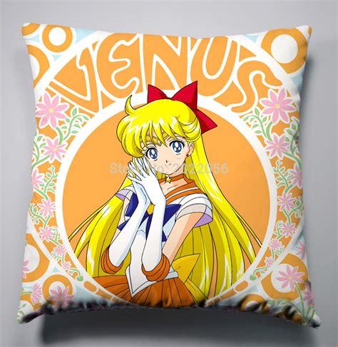 Anime Manga Pretty Soldier Sailor Moon Pillow 40x40cm Pillow Case Cover Seat Bedding Cushion 007