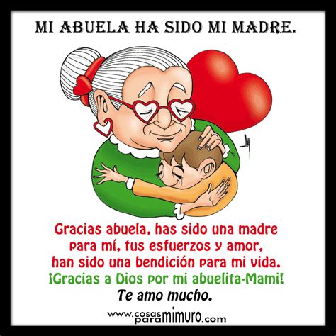 Mi Abuela Ha Sido Mi Madre Imagen Mensaje Para Mi Abuela Frases