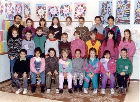 Photo De Classe Cm2 De 1992 école Primaire Française Copains Davant