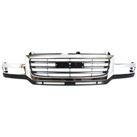 Go Parts Oe Replacement For 2003 2007 Gmc Sierra Grille Assembly