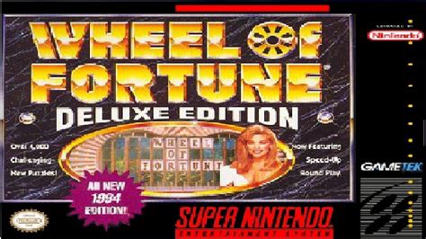 Wheel Of Fortune Deluxe Edition Snes 3rd Run Game 4 Youtube