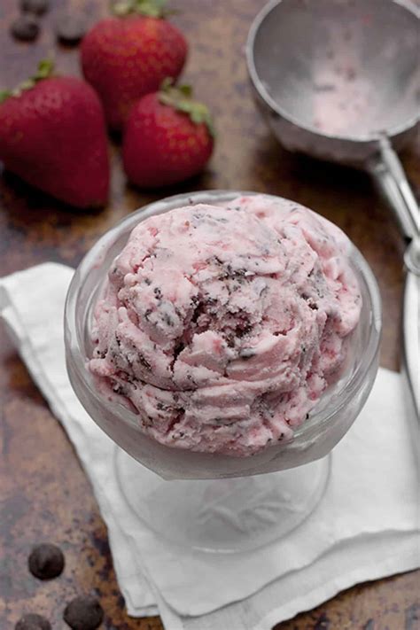 Chocolate Covered Strawberry Ice Cream Seasons And Suppers