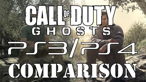 Call Of Duty Ghosts Ps3ps4 Comparison Youtube