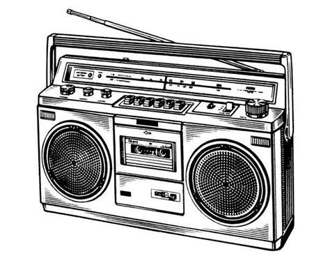 Stereo Boombox Illustrations Royalty Free Vector Graphics And Clip Art