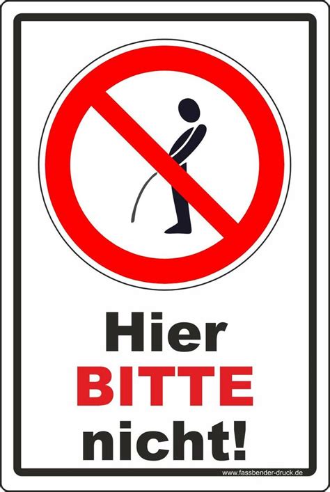 Parken verboten in der neuen begegnungszone. 20x30cm Pinkeln Pissen Urinieren keine Toilette verboten Aufkleber Schild | eBay