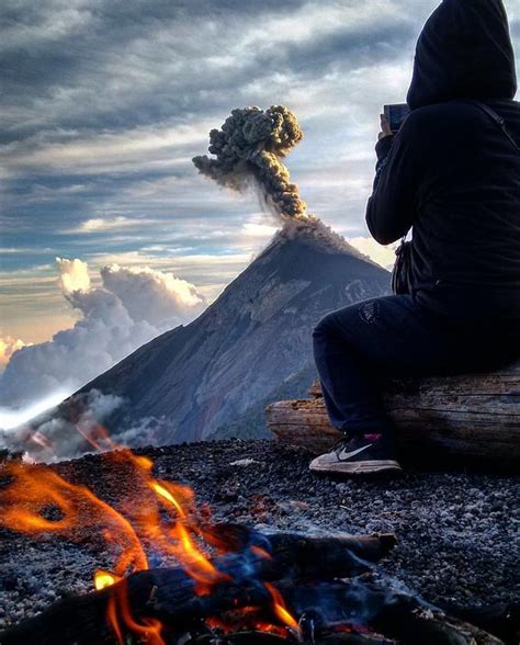 Fuego Volcano Eruption On April 12 2016 In Guatemala Strange Sounds
