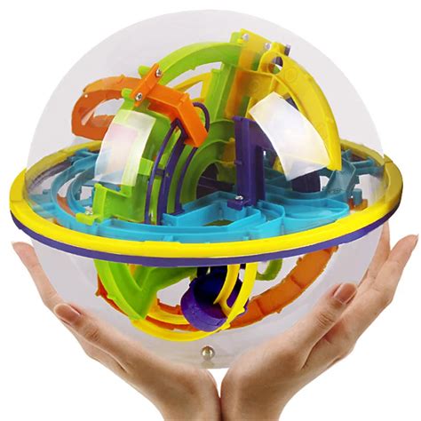 3d Magical Perplexus Maze Ball Intellect Ball Rolling Puzzle Cubes Game