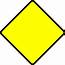 Empty Yellow Road Sign Clip Art At Clkercom  Vector Online
