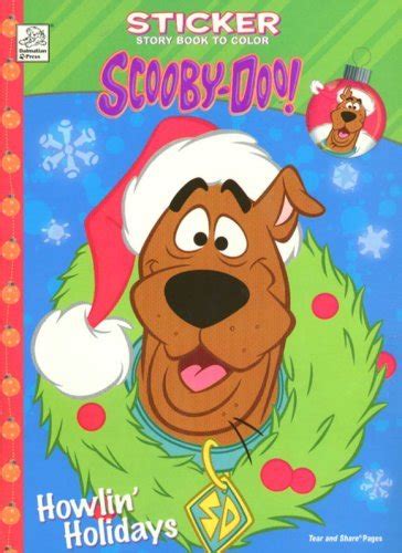 Scooby Doo Jingle Chills Sticker Book To Color By Dalmatian Press