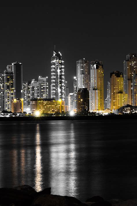 Dubai Marina skycrapers - Marina night | Dubai, Marina ...