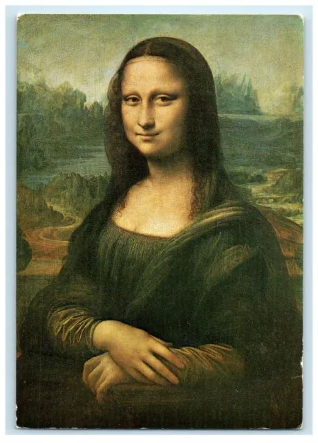 C1970s Musee Du Louvre Paris Leonardo Da Vinci La Joconde Mona Lisa