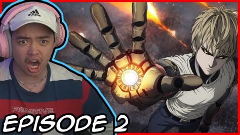 Genos The Lone Cyborg One Punch Episode 2 Reaction Youtube