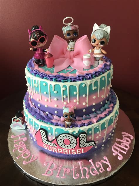 Lol Surprise Birthday Cake L O L Cake Idea Doll Birthday Cake