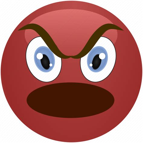 Angry Emoticon Evil Menacing Shouting Smiley Icon Download On