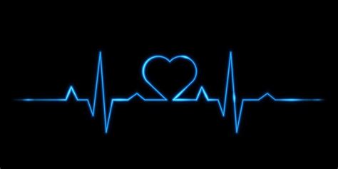 Maybe you would like to learn more about one of these? Heartbeat Heart Black Blue 8K Wallpaper - Best Wallpapers