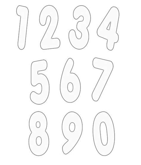 Numbers Clipart Image 16 Alphabet Templates Alphabet Stencils