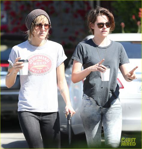 Kristen Stewart Alicia Cargile Step Out For Morning Coffee Photo Kristen Stewart