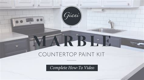 I've had a lot of people ask about the paint used on the cabinets and. Giani DIY Marble Countertop Paint Kit - Epoxy Topcoat ...