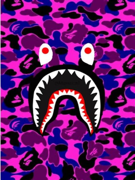 Bape Wallpaper Purple Shark Bape Wallpaper Purple Bape Star Logo