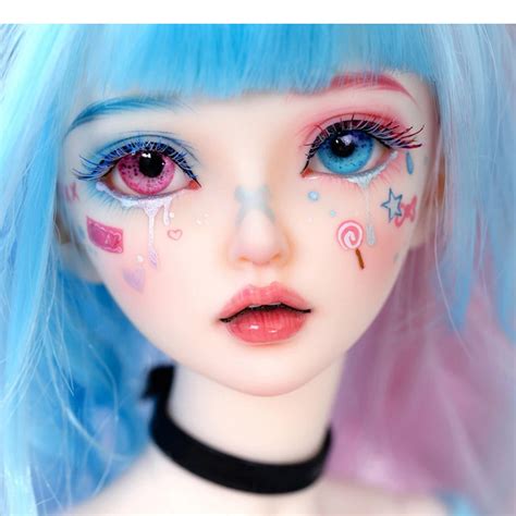 Mini Msd Bjd 14 Flowen Elf Doll Lovely Girl Free Eyes And Face Make Up A Resin Figure Dollfie