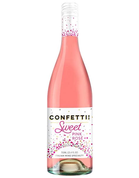 Confetti Sweet Pink Rosé Wine The Best Wine Store