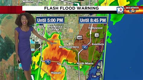 Flash Flood Warning Issued For Parts Of South Florida Youtube