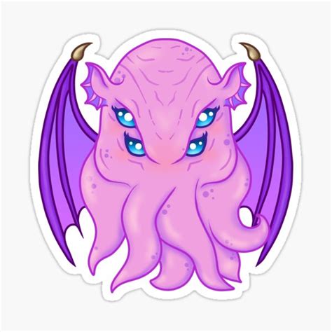 Chtulhu Pastel Sticker For Sale By Luna Cooper Redbubble