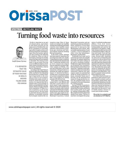 PDF Turning Food Waste Into Valuable Resources