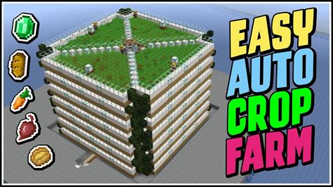 Easy Automatic Farm Tutorial For Minecraft 118 117 116 🥕🥔🍞 → 💎