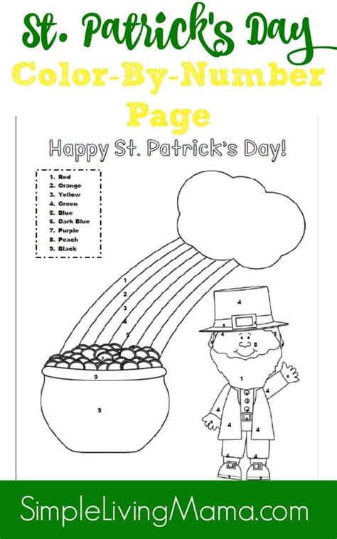 13,000+ vectors, stock photos & psd files. St. Patrick's Day Color By Number Page and Coloring Pages ...