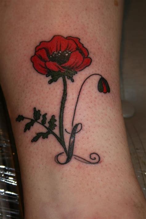 11 Best Poppy Tattoo Images On Pinterest Poppies Tattoo