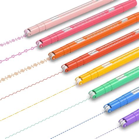 These Special Pens Draw Dotted Dashed And Squiggle Lines