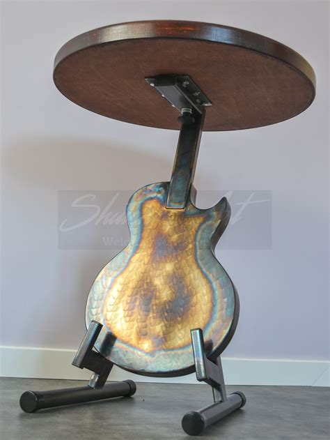 Guitar Table Table Design Table Guitar Decor Music Decor Etsy In 2021
