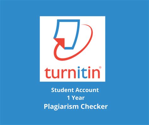 Turnitin Plagiarism Checker Account For Students For Month