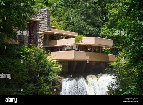 Fallingwater Or The Kaufmann Residence Designed By Frank Lloyd Wright