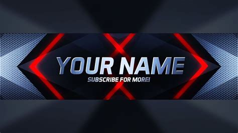 Free Youtube Banner Templates Awesome New Free Photoshop Youtube Banner Template Download