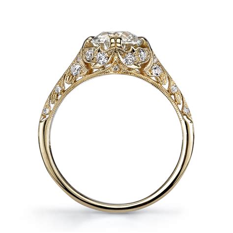 Single Stone Edwardian Inspired Engagement Ring 151 Carats Total