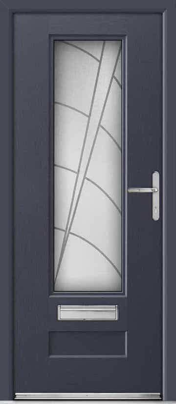 Rockdoor Vogue Composite Doors 3d Glass Cube Light Composite Door