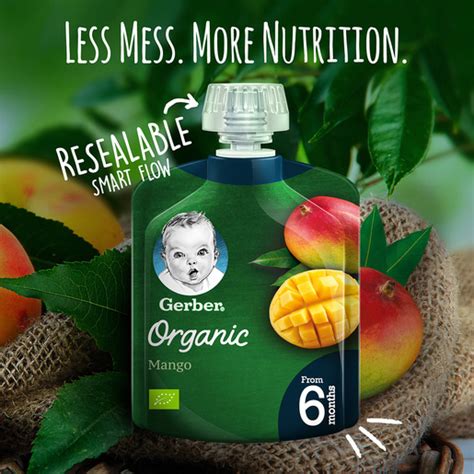 Select same day delivery or drive up for easy contactless purchases. Buy Gerber Organic Baby Food From 6 Months Mango 90g ...