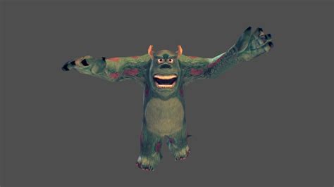 Monsters Inc Sulley 3d Model By Cautious 4289e65 Sketchfab