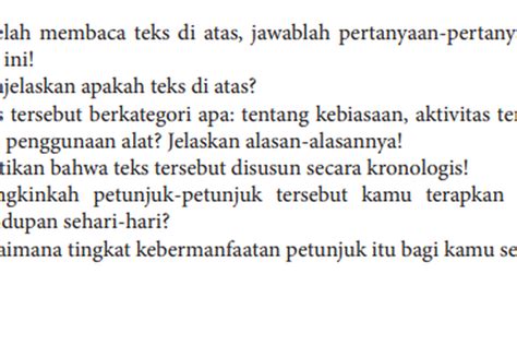 Kunci Jawaban Bahasa Indonesia Kelas 11 Halaman 28 Tugas 1 Teks Empat
