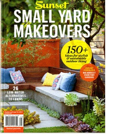 Sunset Small Yard Makeover Magazine 10139 The Home Depot