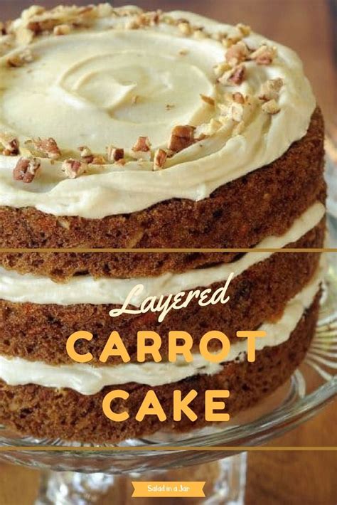Now add a dollop of frosting over the cake and spread them. A Carrot Cake to Celebrate | Recipe | Carrot cake, Cake ...