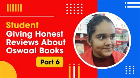 Student Giving Honest Reviews About Oswaal Books Part 6 Strongly