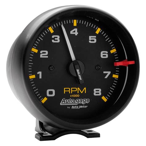 Auto Meter® 2300 Auto Gage Series 3 34 Pedestal Tachometer Gauge 0