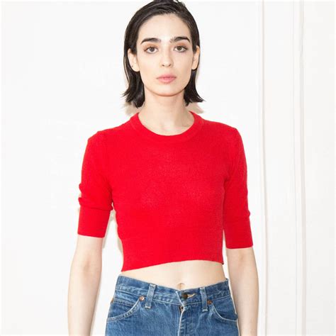 Hesperios Camille Poppy Red Crop Top Kindred Black