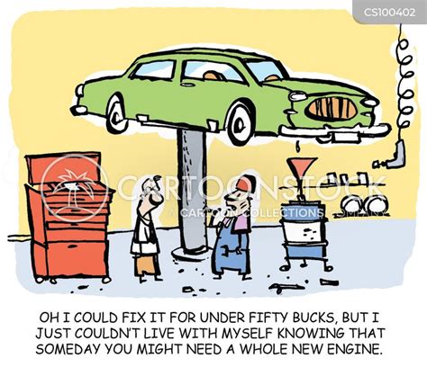 Car Maintenance Cartoons And Comics Funny Pictures From Cartoonstock