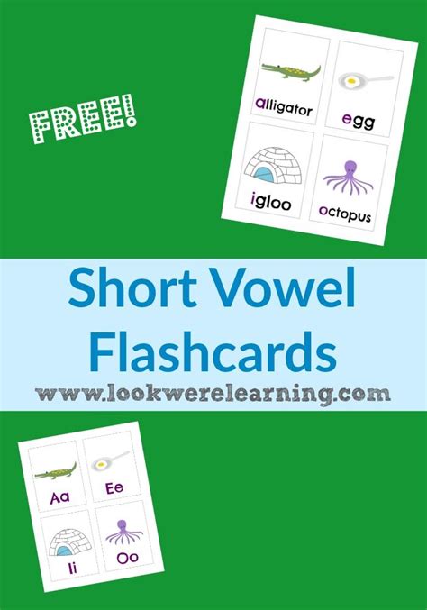 Did You Love Our Long Vowel Flashcards Grab This Set Of Short Vowel